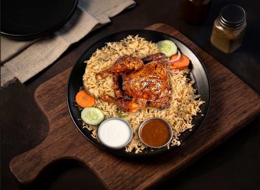 Masala Shawaya Mandi — juicy shawaya chicken with house masala